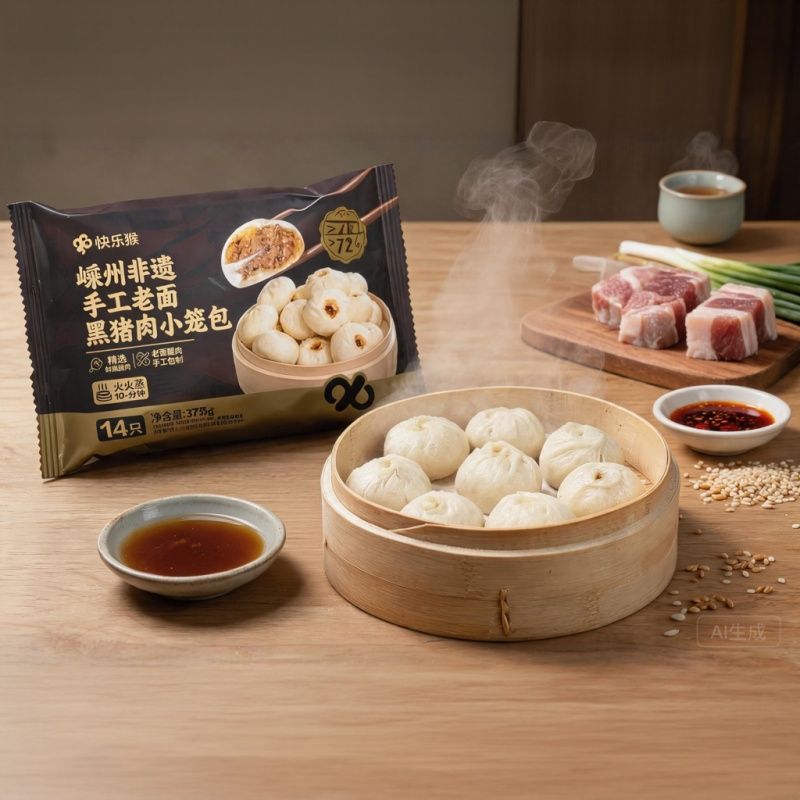 冒着热气的鲜包与现制主食